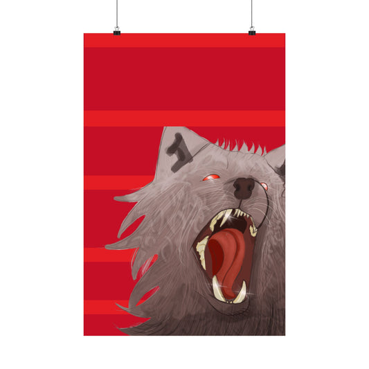 Violent Dog Satin Poster